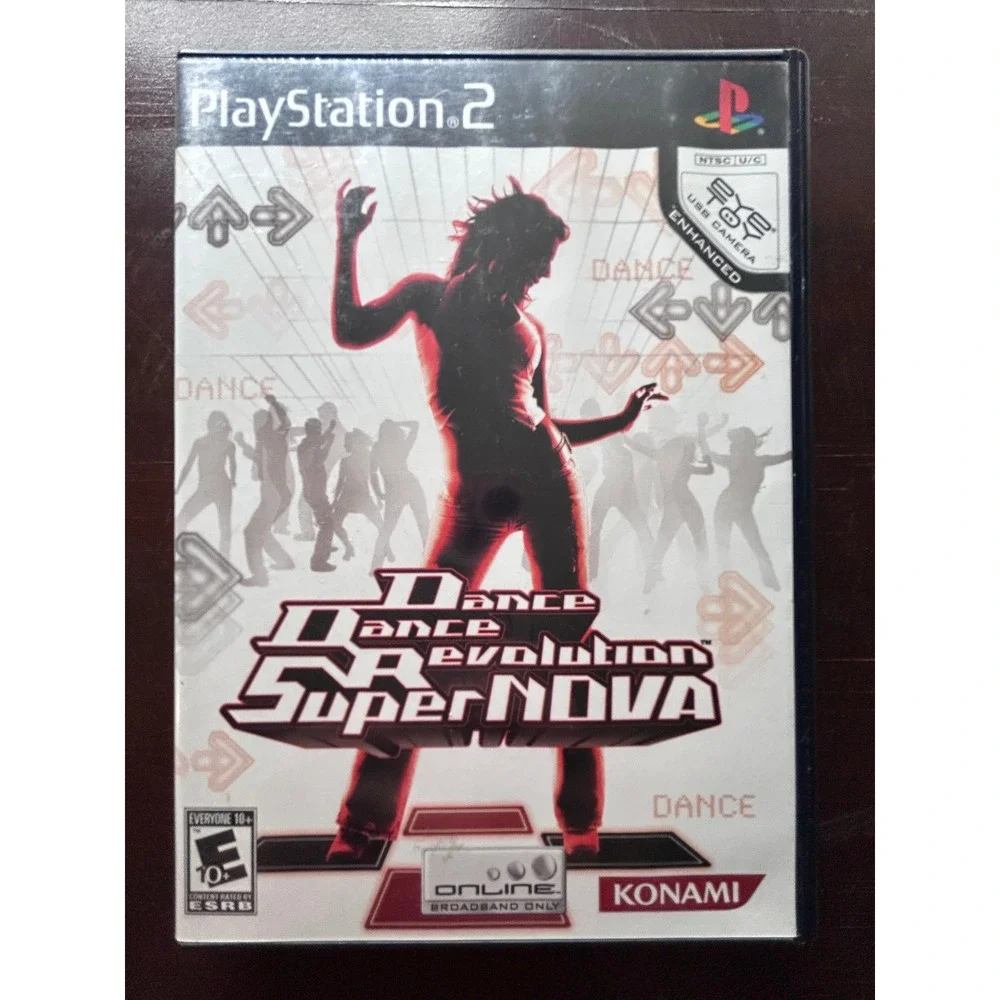 Dance Dance Revolution SuperNOVA PS2 Konami PlayStation 2 Game-manual-Tested